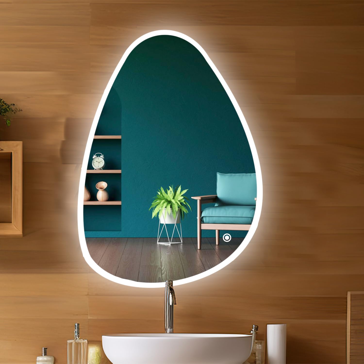 LED Mirror with sensor 3 Light | Premium Quality