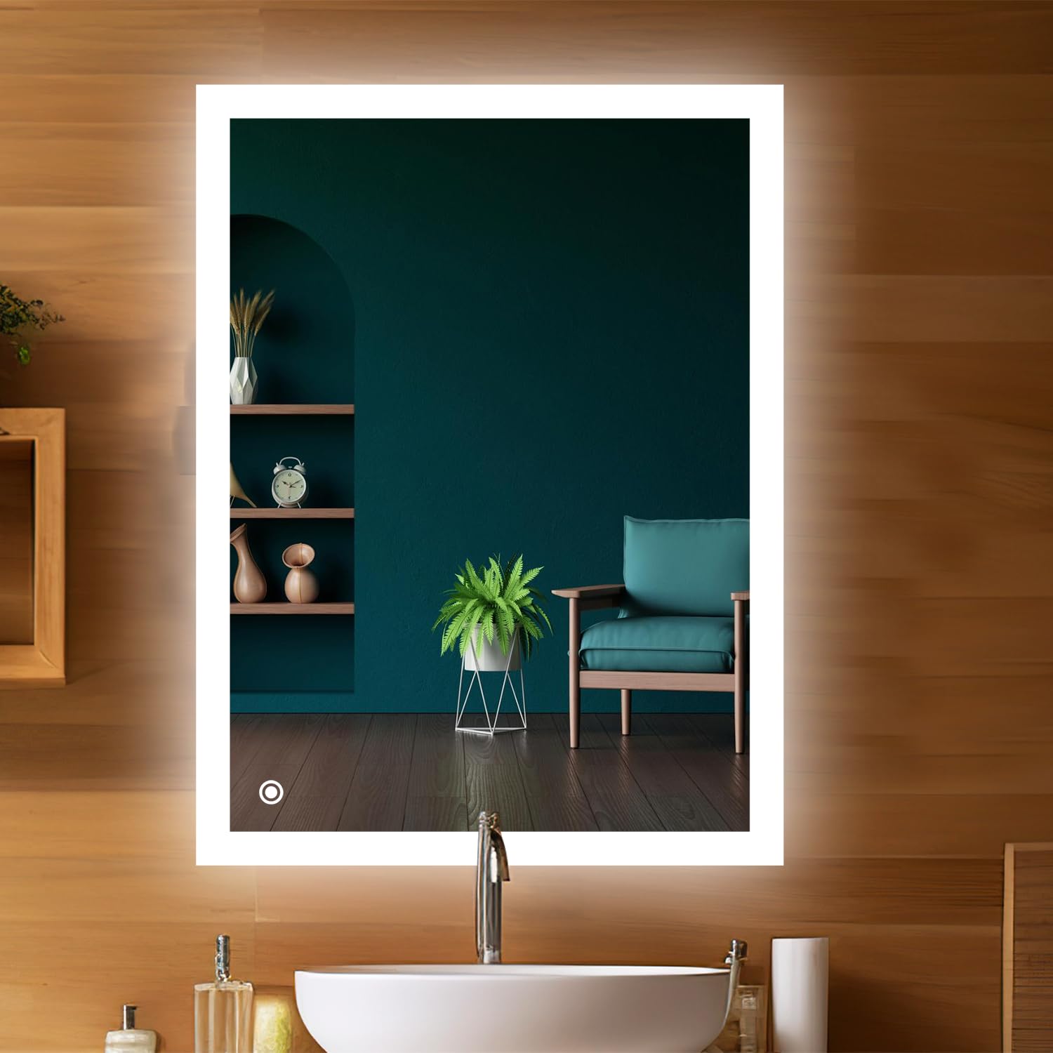 LED Mirror with sensor 3 Light | Premium Quality