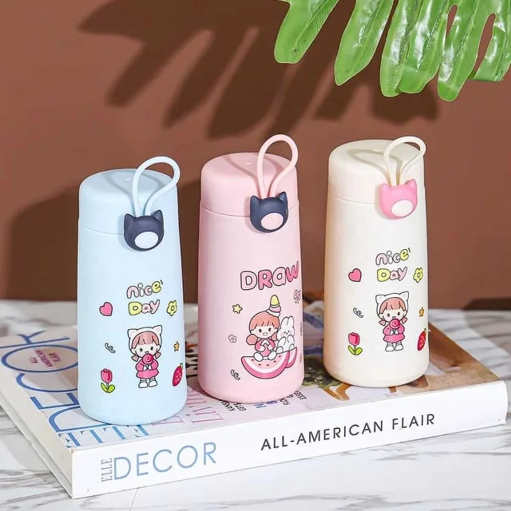 Vaccum Flask Glass Water Bottle