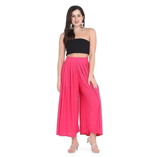 Elephant Palazzo Pants For women Softy Lycra Free Size
